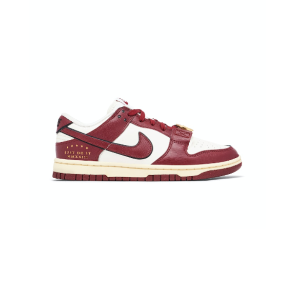 Nike Dunk Low Just Do It Sail Team Red