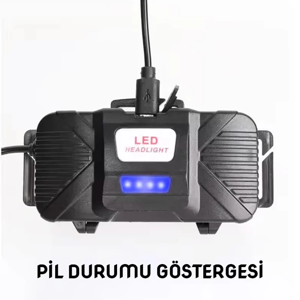 Panther USB Şarjlı Kafa Lambası PT-5970 - Resim 5