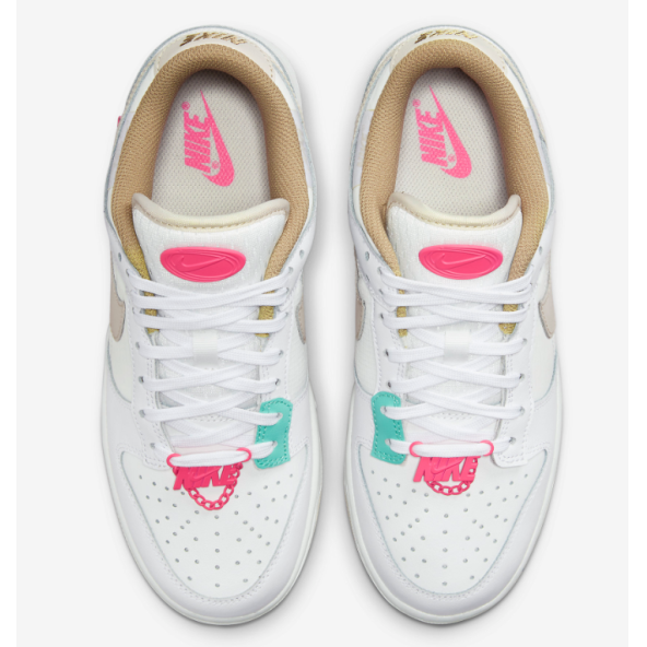 Nike Dunk Low Pink Bling Womens - 4
