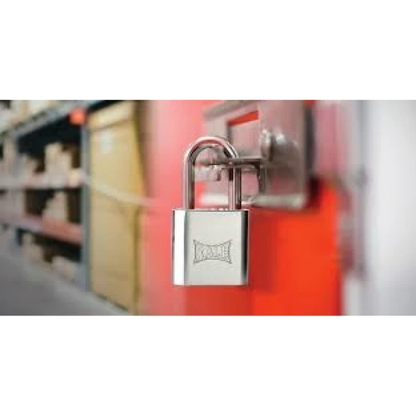 Kale Kilit Asma Kilit Pirinç Nikel Kaplama 60 mm ürün görseli