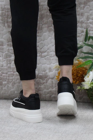 M.P 241 1664 Premıum Rahat Orijinal Ürün Kalın Taban Sneaker Kadın Ayakkabı - Resim 4