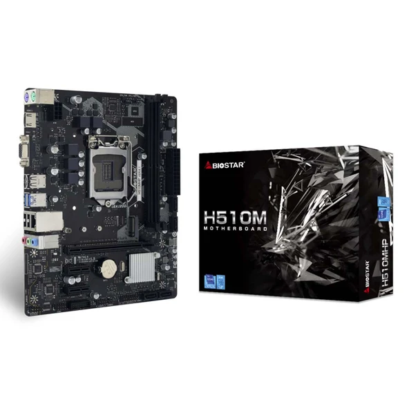 Biostar H510Mhp Sata,M2 Ddr4 3200Mhz Usb 3.2 Vga Hdmi Ses G.Lan 1200 Matx Anakart - 2