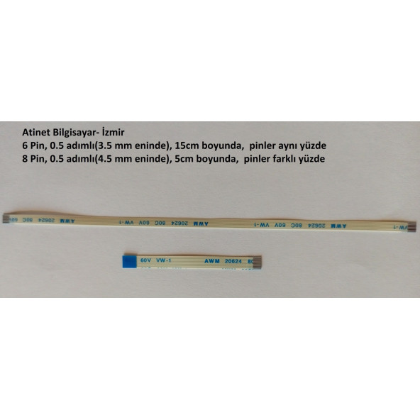 Asus R501DP R501DY R501JK R501JN R501JR R501VB R501VJ R501VM  Power ve Touchpad Flex Kablo seti 6-0.5-15A 8-0.5-5B ürün görseli 1