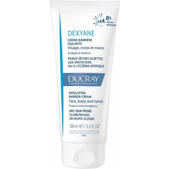 Ducray Dexyane Barrier Cream - Kuru Ciltler Için Nemlendirici Krem 100ml