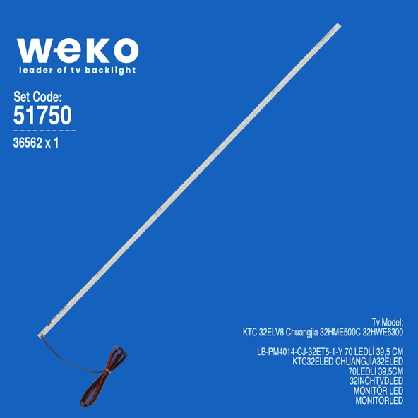 WKSET-6750 36562X1 LB-PM4014-CJ-32ET5-1-Y  1 ADET LED BAR