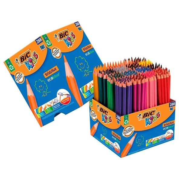 Bic Kids Evolution Kuru Boya Kalemi 288'li Sınıf Paketi