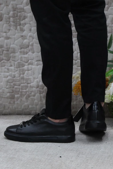 Pierre Cardin 779703 Siyah Orijinal Ürün İç Ve Dış Hakiki Deri Erkek Ayakkabı - Resim 4