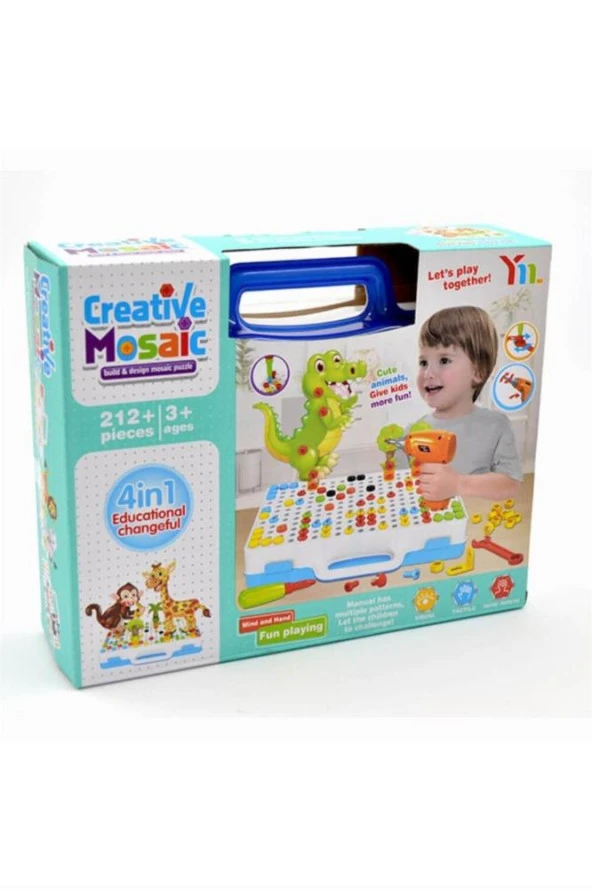 Creatıve Mosaıc Eğitici Puzzle Matkaplı YM004