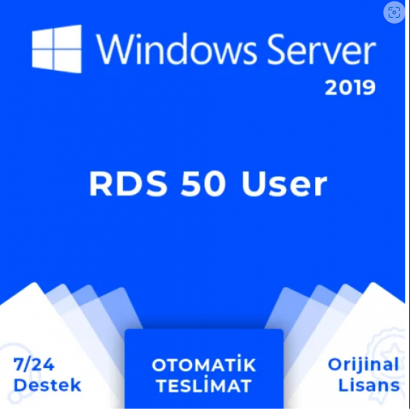 Windows Server 2019 RDS 50 User Lisans