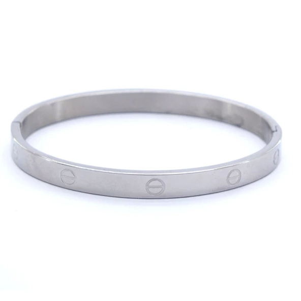 Çelik Kelepçe Bileklik Love Model BLZ-289 - 2