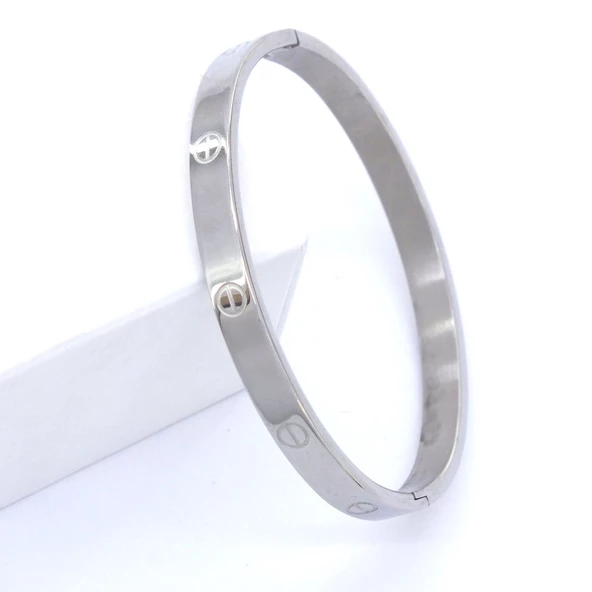 Çelik Kelepçe Bileklik Love Model BLZ-289 - 4