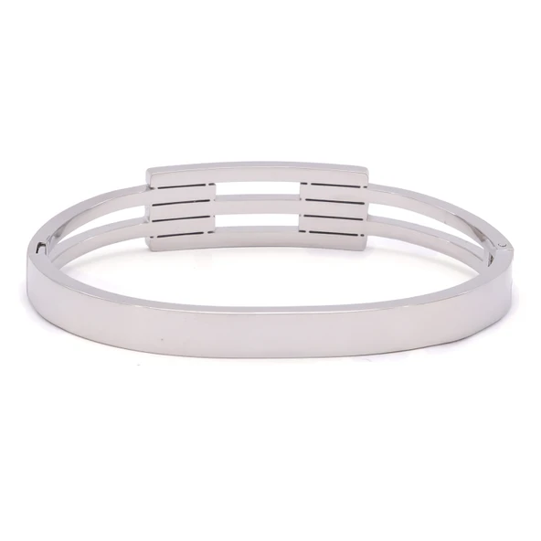 Çelik Kelepçe Bileklik 2 Kollu Kaburga BLZ-344 - 3