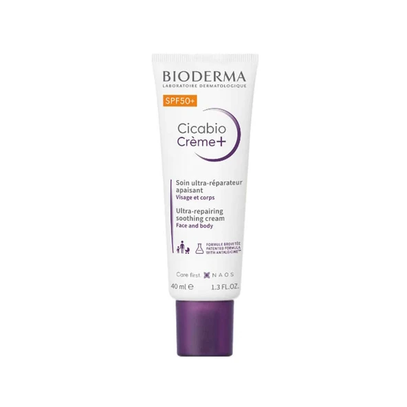 Bioderma Cicabio Cream+ SPF50+ Güneş Koruyucu İçeren Yatıştırıcı Bakım Kremi 40 ml ürün görseli