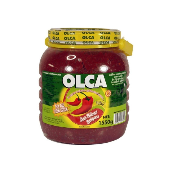 OLCA ACI BİBER SALÇASI 1550 GR