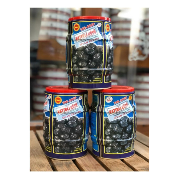 Katırlı Zeytin Gemlik Katırlı Köyü Kahvaltılık Siyah Zeytin 3 Adet 1 Kg