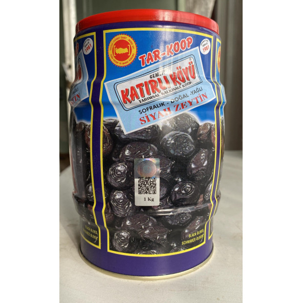 Katırlı Zeytin Katırlı Köyü Siyah Zeytin 1kg