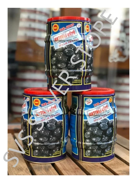 Katırlı Zeytin Gemlik Katırlı Köyü Kahvaltılık Siyah Zeytin 3 Adet 1 Kg - 2