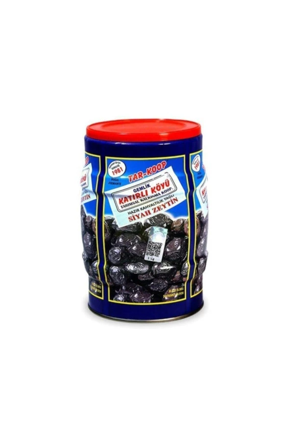 Katırlı Zeytin Katırlı Köyü Kooperatifi Siyah Zeytin 1000 gr