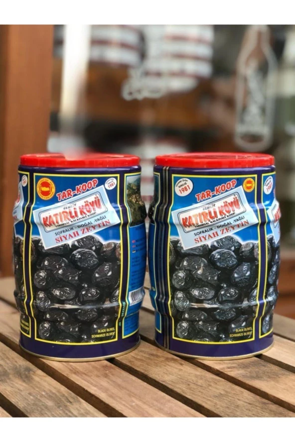 Katırlı Zeytin 1 Kg X 2 Adet Katırlı Köyü Siyah Zeytin