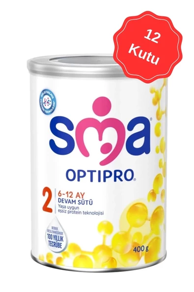 Sma Optıpro-2 (6-12 Ay) Bebek Sütü 400 G x 12 Adet