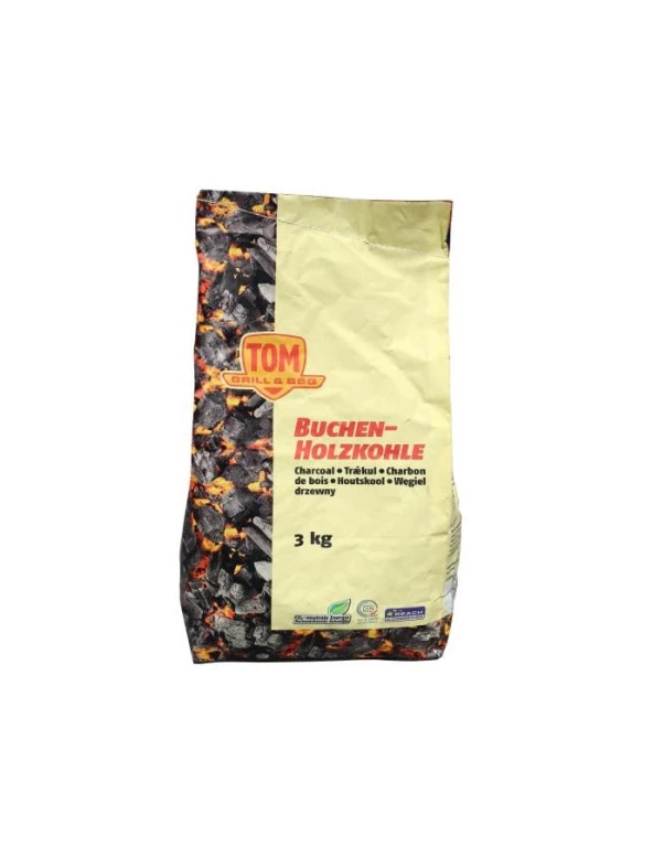 BUCHEN MANGAL KÖMÜRÜ BRİKET SIKMA 3 KG (SARI) - 3