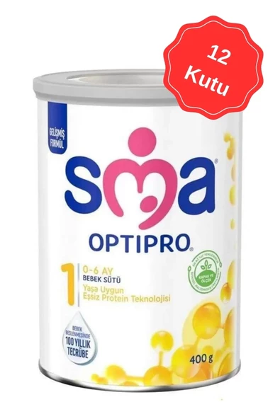 Sma Optıpro-1 (0-6 Ay) Bebek Sütü 400 G x 12 Adet