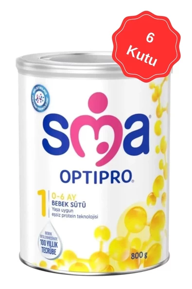 Sma Optıpro-1 (0-6 Ay) Bebek Sütü 800 G x 6 Adet