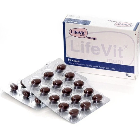 Lifevit Mom Omega 30 Kapsül