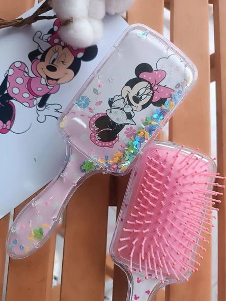 Pullu Minnie Mause Kız Çocuklarına Özel Acıtmayan Tarak 1 ADET - 3