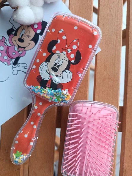 Pullu Minnie Mause Kız Çocuklarına Özel Acıtmayan Tarak 1 ADET