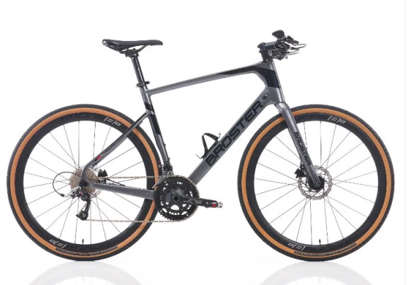 28J BROSTER ENDURO HYBRIT CR-1000 ŞEHİR BİSİKLETİ - GRİ - 54 KADRO