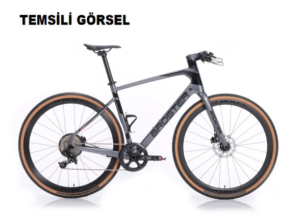 28J BROSTER ENDURO HYBRIT CR-1000 ŞEHİR BİSİKLETİ - SİYAH - 51 KADRO