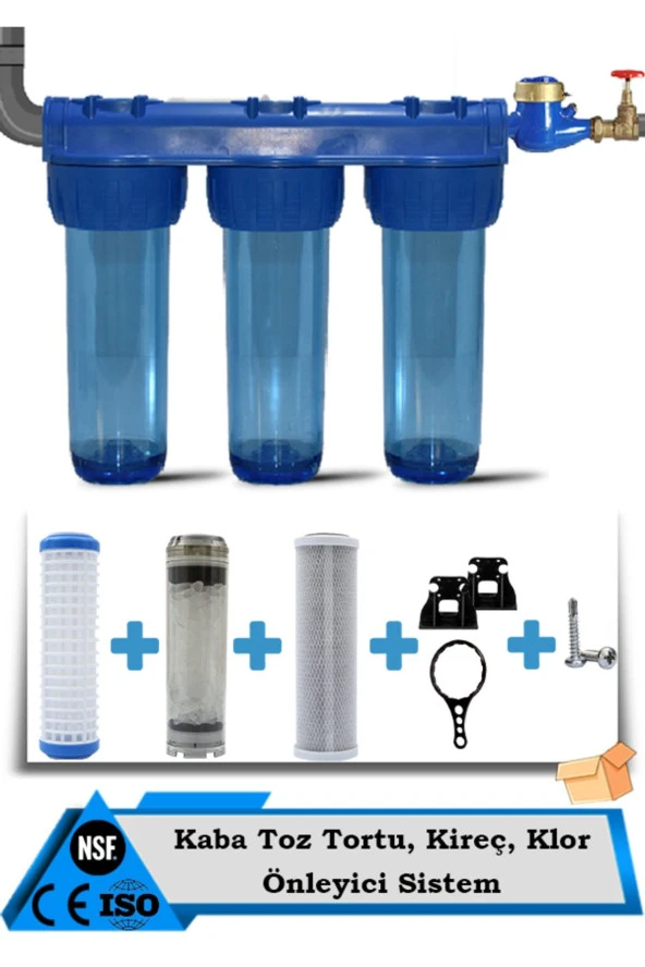 Şebeke Girişi Pas Kireç Önleyici Su Arıtma Ve Yumuşatma Sistemi ürün görseli