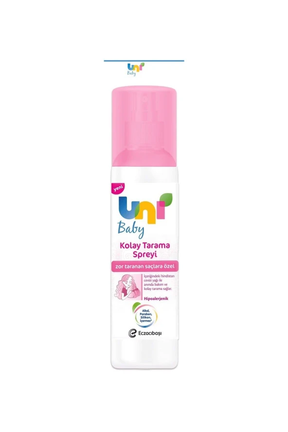 Uni Baby Kolay Saç Tarama Spreyi 200Ml (4 Lü Set) Zor Taranan Saçlara Özel - 2