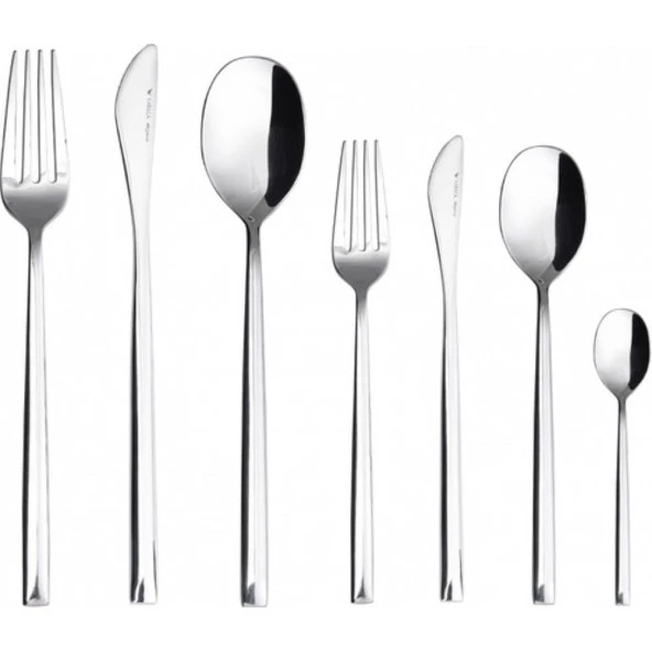 Karaca Liza 84 Parça Çatal Kaşık Bıçak Takımı Elegance Kutulu - 2