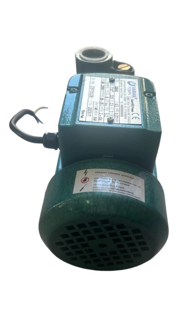Varan QB60 Su Pompası Monofaze - Resim 3