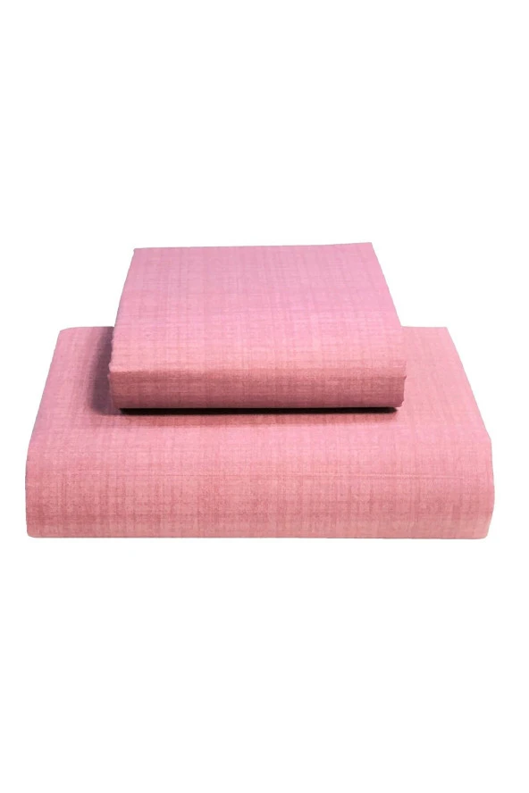 Alla Turca Ranforce Tek Kişilik Çarşaf Seti Pembe ürün görseli