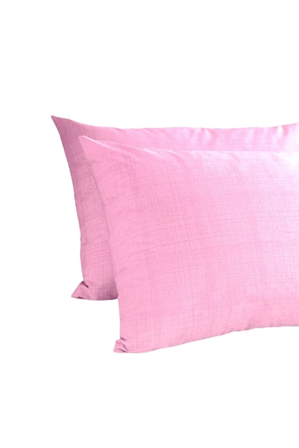 ALLA TURCA RANFORCE 2Lİ YASTIK KILIFI Toz Pembe ürün görseli