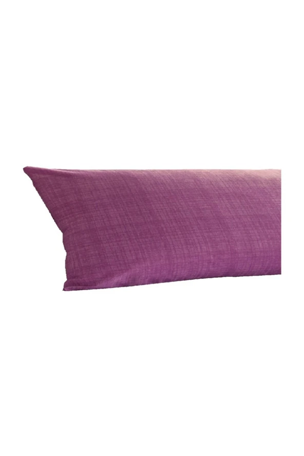 Alla Turca Ranforce Yan Yatış Yastık Kılıfı Mor-40 x 120