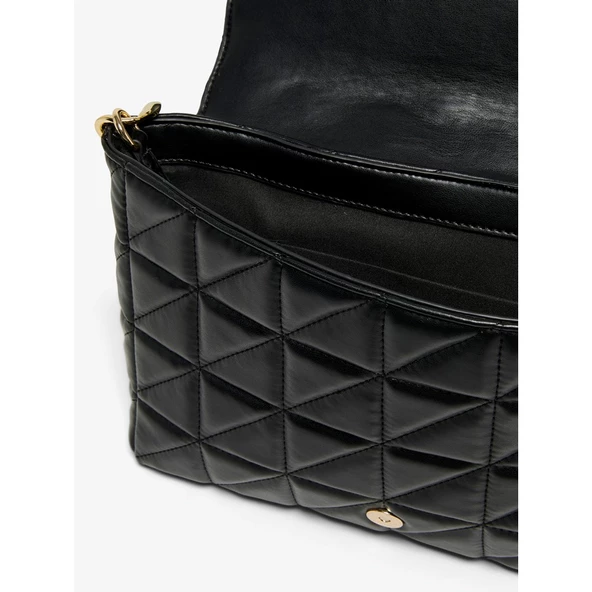 Only Kapitone Metalik Zincir Detaylı Omuz Çantası - Trend Tasarım - 9