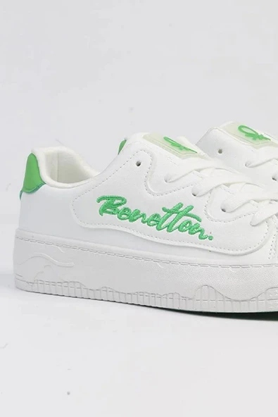 Benetton Kadın Minimalist Günlük Sneaker - Şık ve Rahat - 5