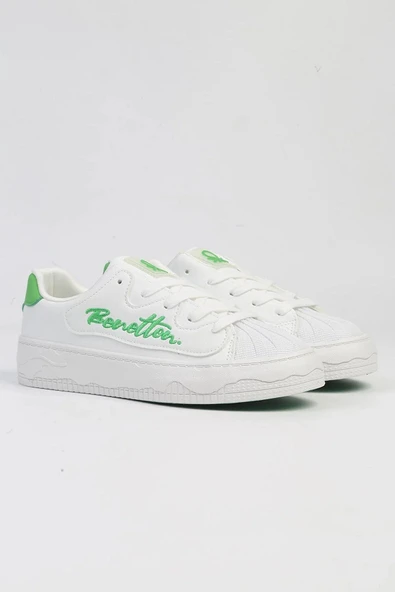 Benetton Kadın Minimalist Günlük Sneaker - Şık ve Rahat - 2