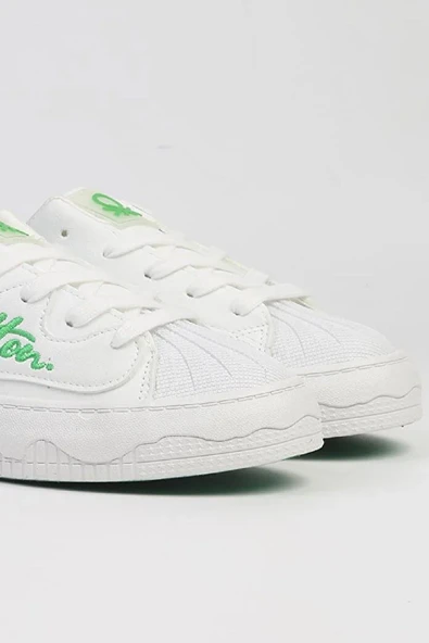 Benetton Kadın Minimalist Günlük Sneaker - Şık ve Rahat - 6