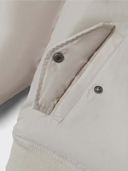 Minimalist Bomber Ceket-Uzun Kol Regular Fit - 11