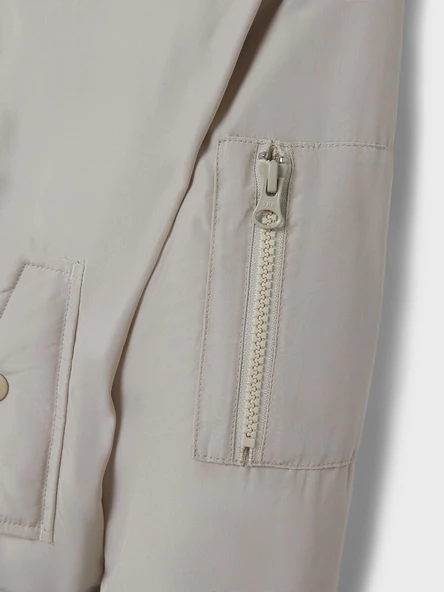 Minimalist Bomber Ceket-Uzun Kol Regular Fit - 10