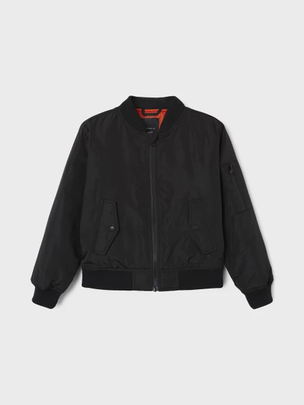 Minimalist Bomber Ceket-Uzun Kol Regular Fit - 6