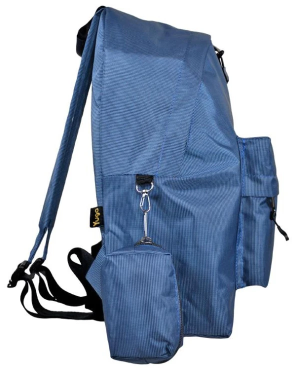 Yuga Kanvas Sırt Çantası Lacivert Çizgili - 2