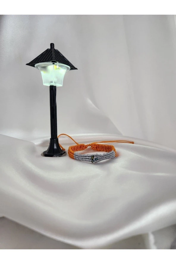 Çift Düğüm Kordon Model Arkadaş Ip Örgü Makrome El Yapımı Dokuma Bileklik ürün görseli