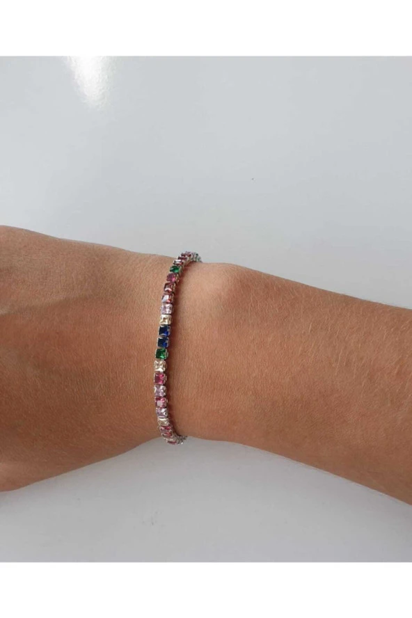 Su Yolu Silver Renkli Gümüş Renkli Bileklik ürün görseli