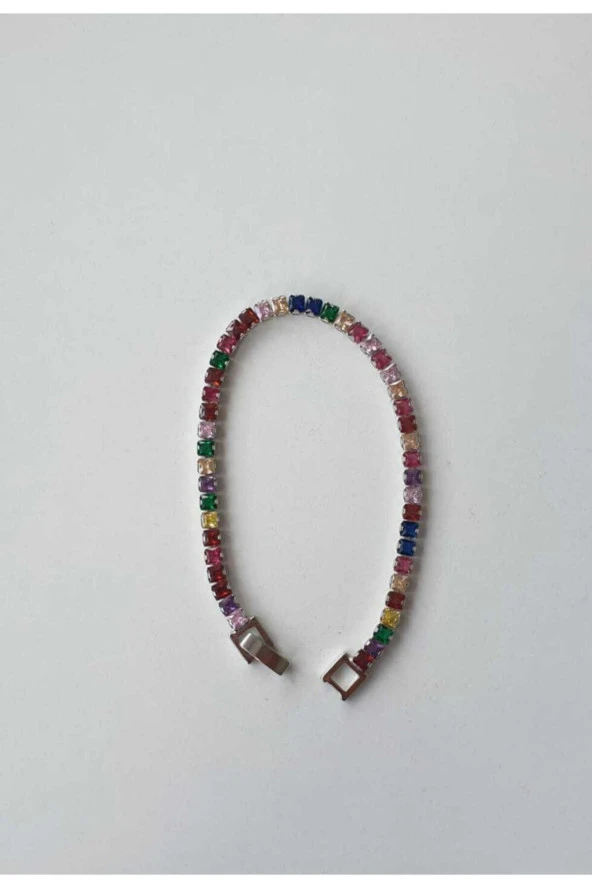 Su Yolu Silver Renkli Gümüş Renkli Bileklik - Resim 3